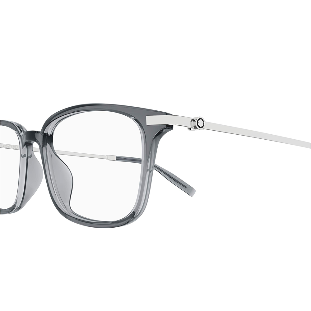 MONTBLANC | 靜享時光長方框眼鏡 | 冷透灰