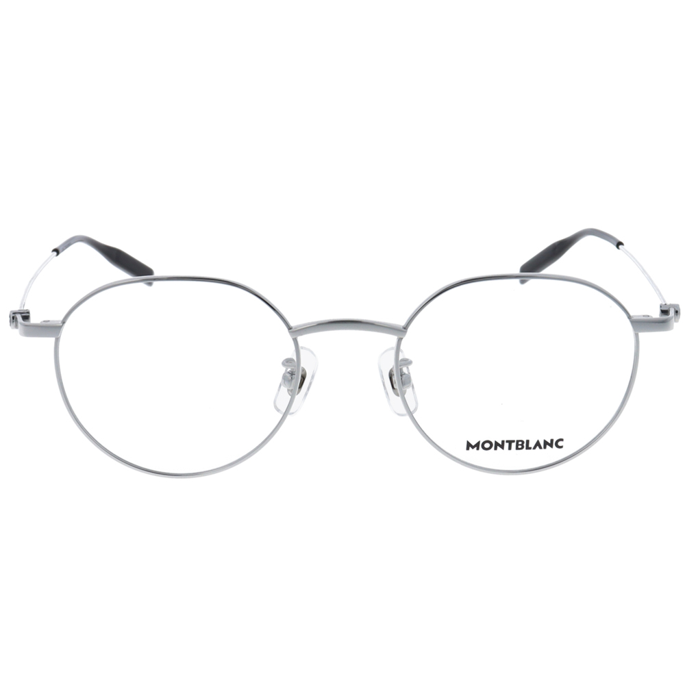 MONTBLANC | 輕文藝風多邊框眼鏡 | 靜謐銀
