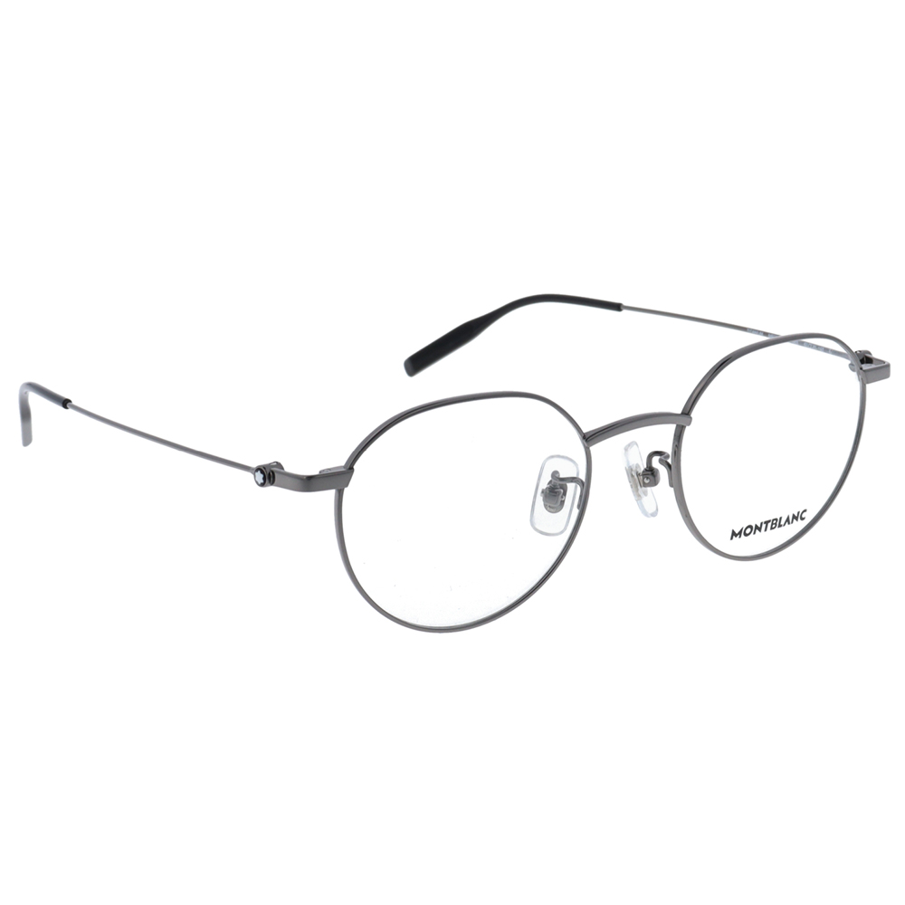 MONTBLANC | 輕文藝風多邊框眼鏡 | 靜謐霧灰