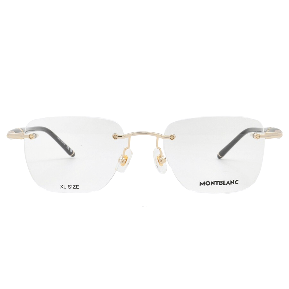 MONTBLANC | 金心詩語長方框眼鏡 | 優雅黑金