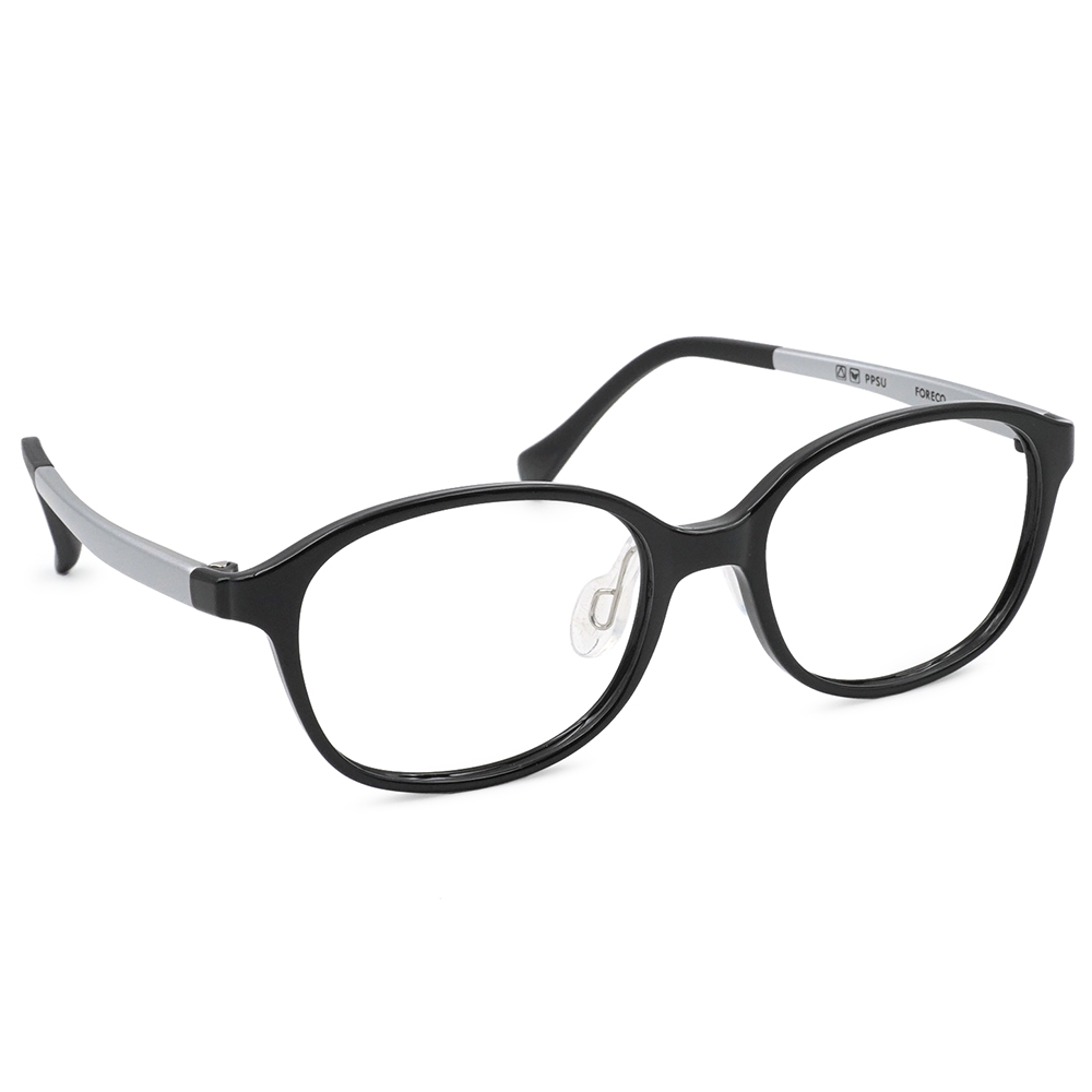 FORECO | 現代極簡長方框眼鏡 | 爵士黑