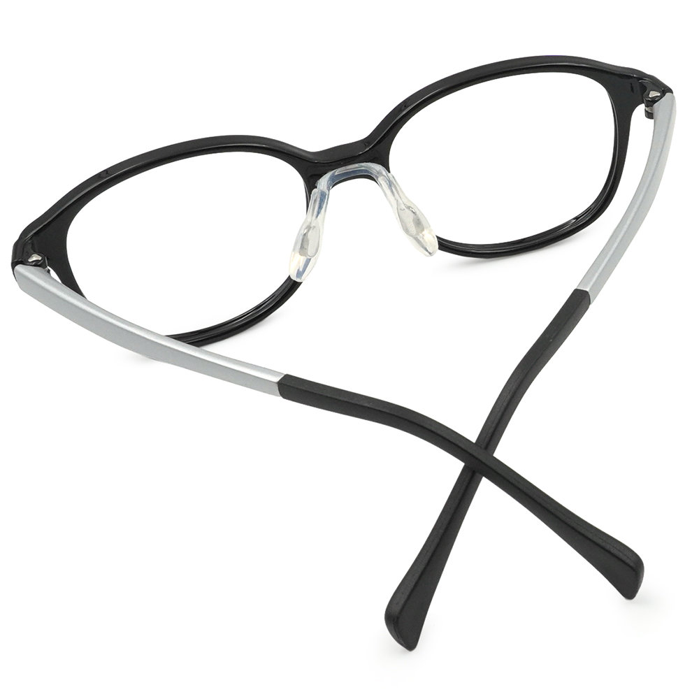 FORECO | 現代極簡長方框眼鏡 | 爵士黑