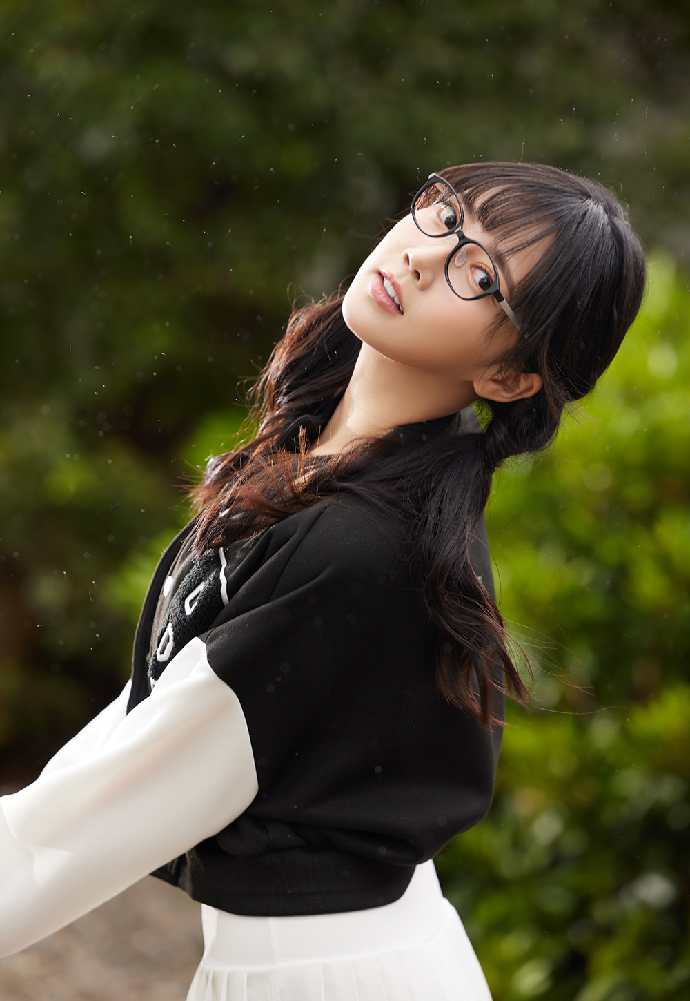 FORECO | 現代極簡長方框眼鏡 | 爵士黑