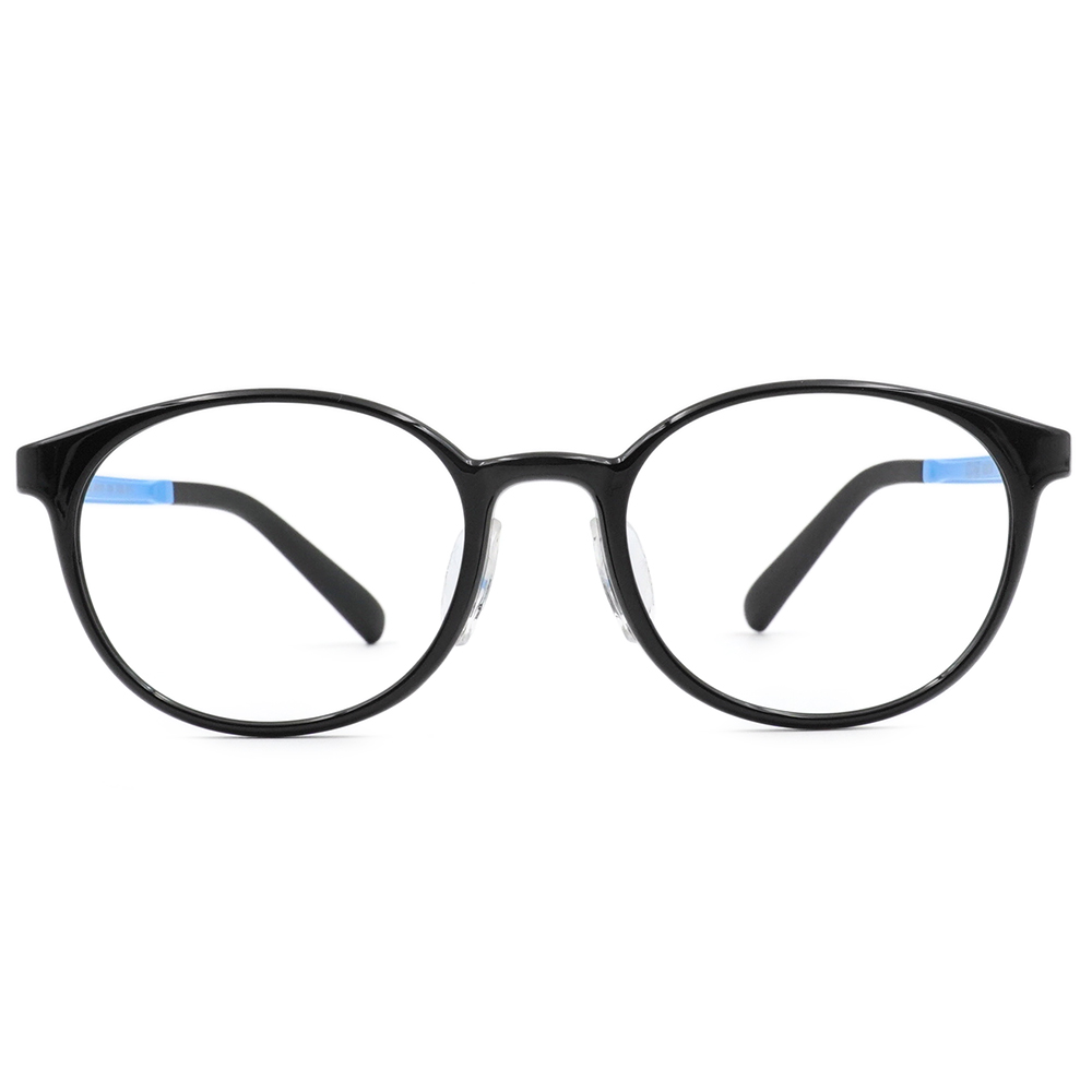 FORECO | 趣味拼接長方框眼鏡 | 經典黑/藍