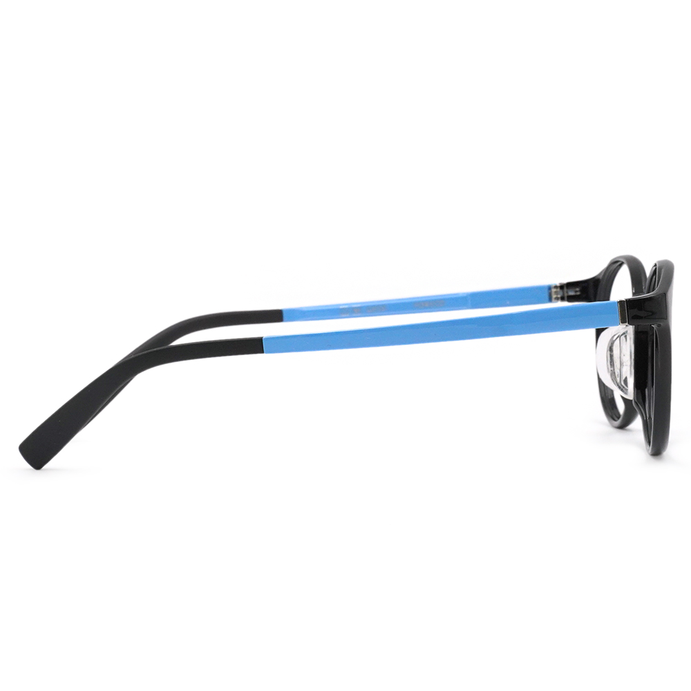 FORECO | 趣味拼接長方框眼鏡 | 經典黑/藍