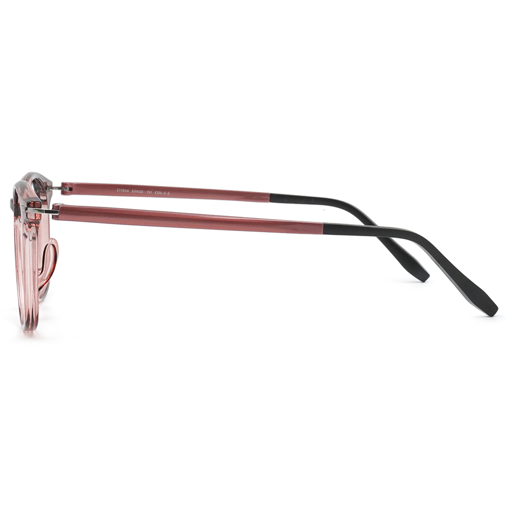 FORECO | 大方寬厚方框眼鏡 | 透黑紅