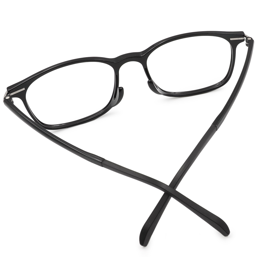 FORECO | 平凡自信長方框眼鏡 | 耀眼黑