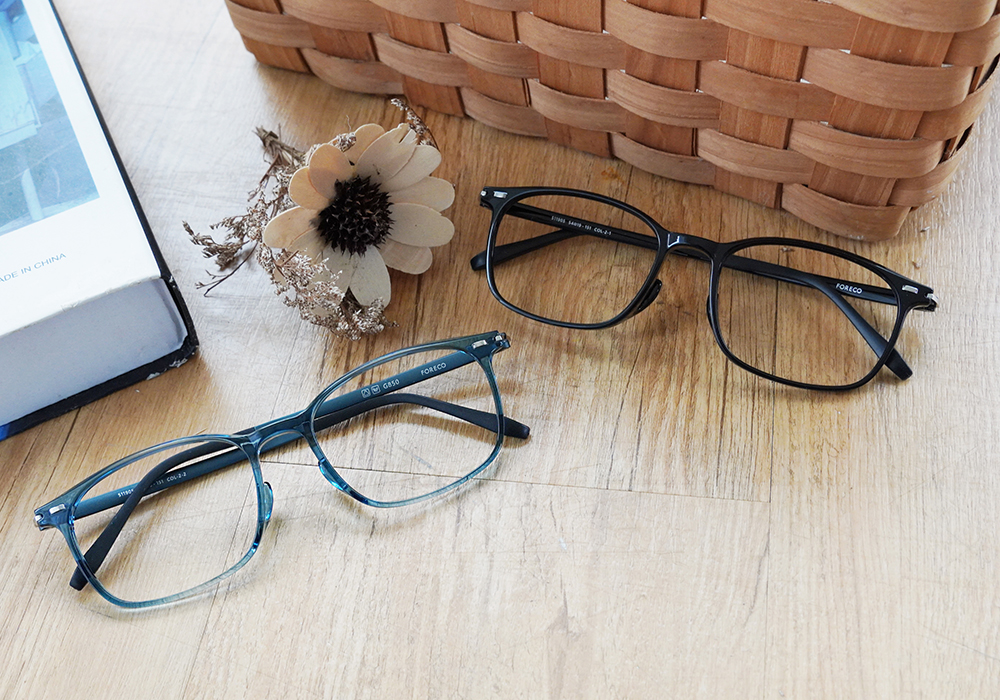 FORECO | 平凡自信長方框眼鏡 | 耀眼黑