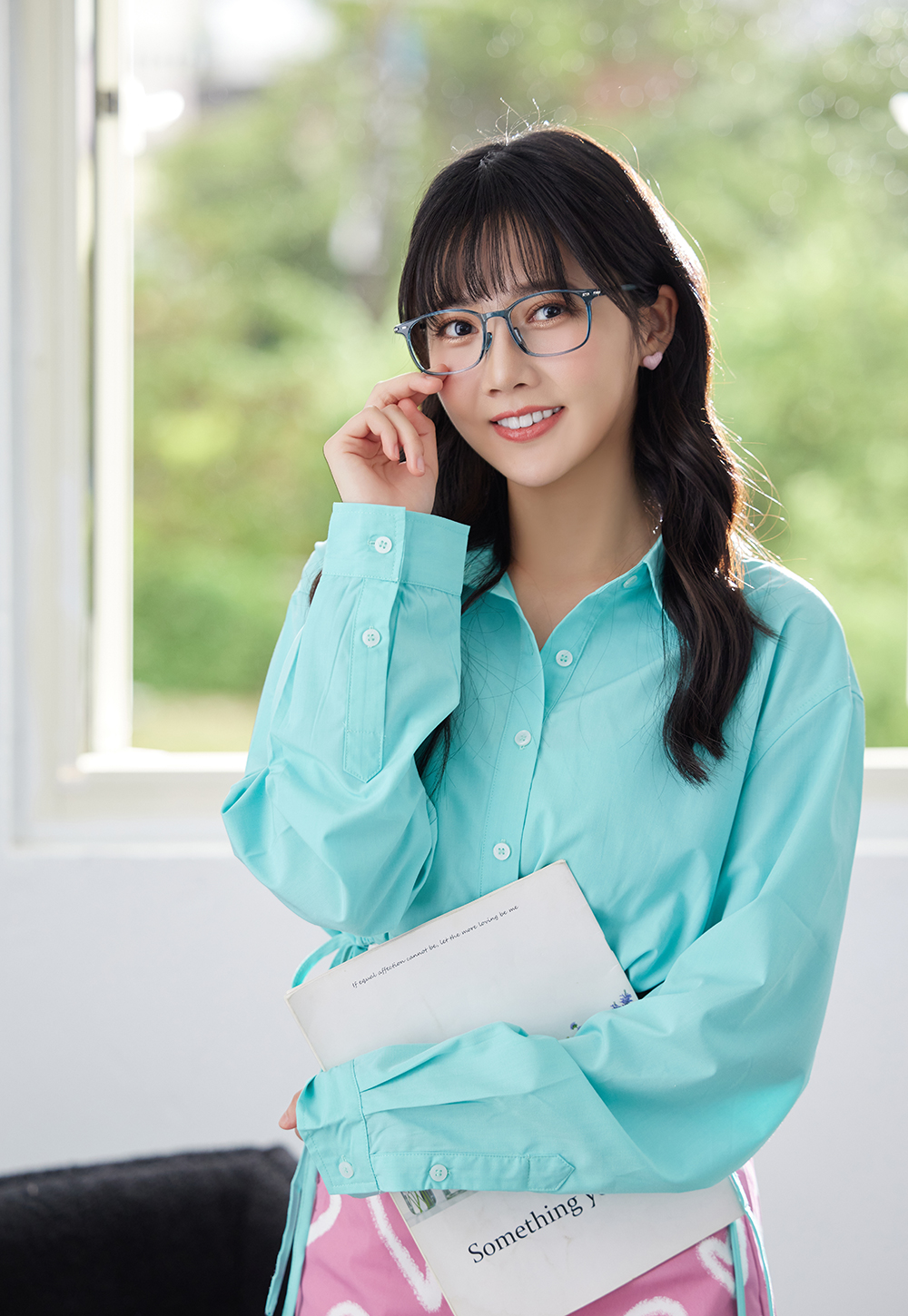 FORECO | 平凡自信長方框眼鏡 | 海洋藍/黑