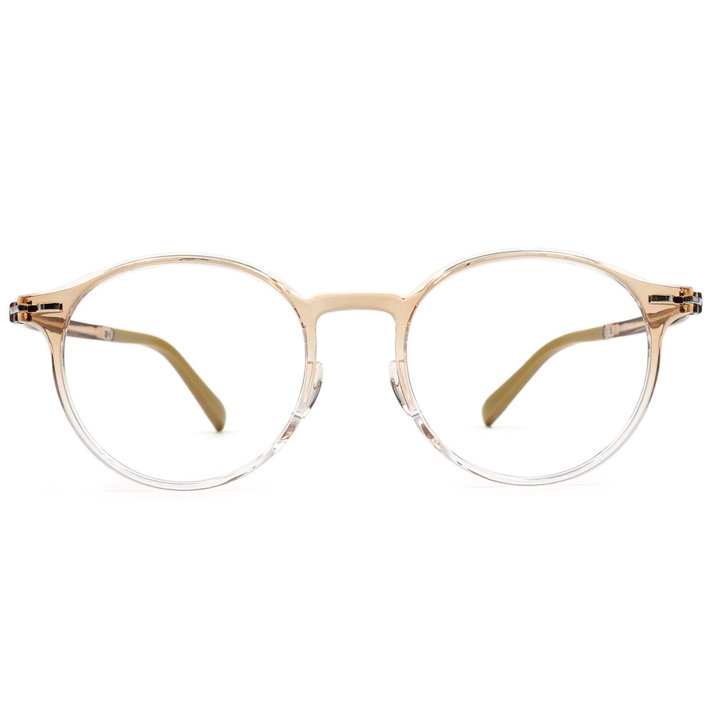 FORECO | 日系質感圓框眼鏡 | 冰透咖