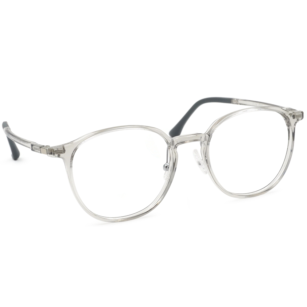 FORECO | 舒適愜意圓框眼鏡 | 晶瑩透/灰