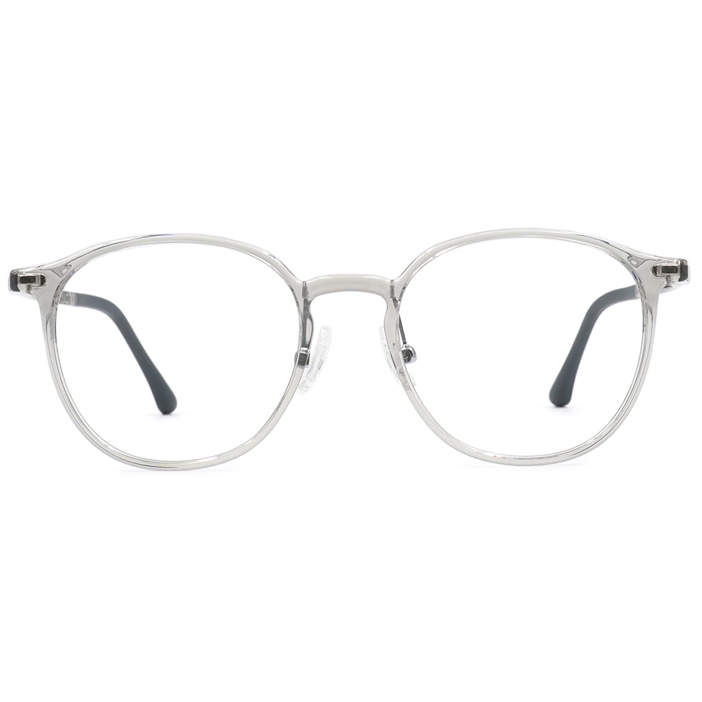 FORECO | 舒適愜意圓框眼鏡 | 晶瑩透/灰