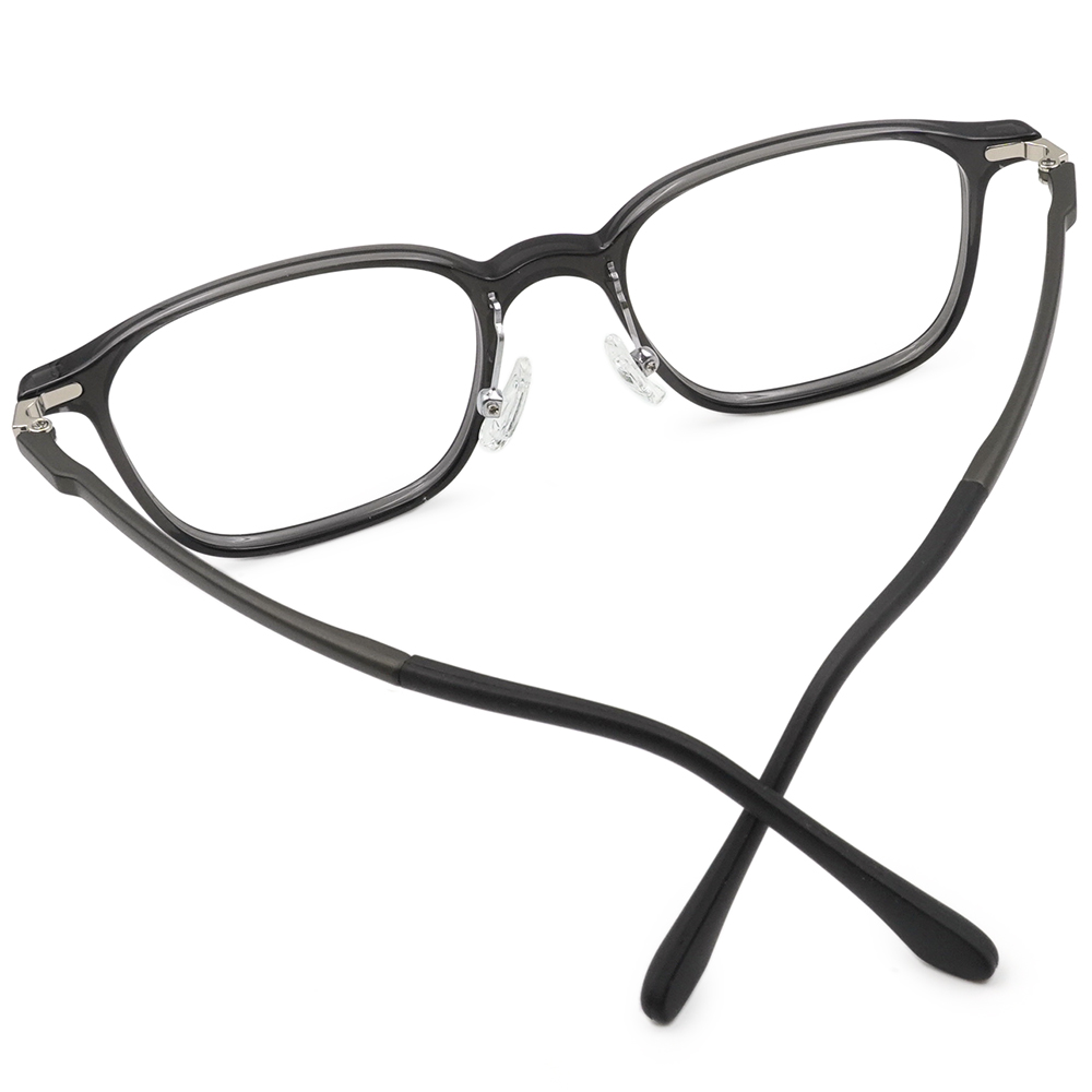 FORECO | 獨立自主長方框眼鏡 | 自由黑