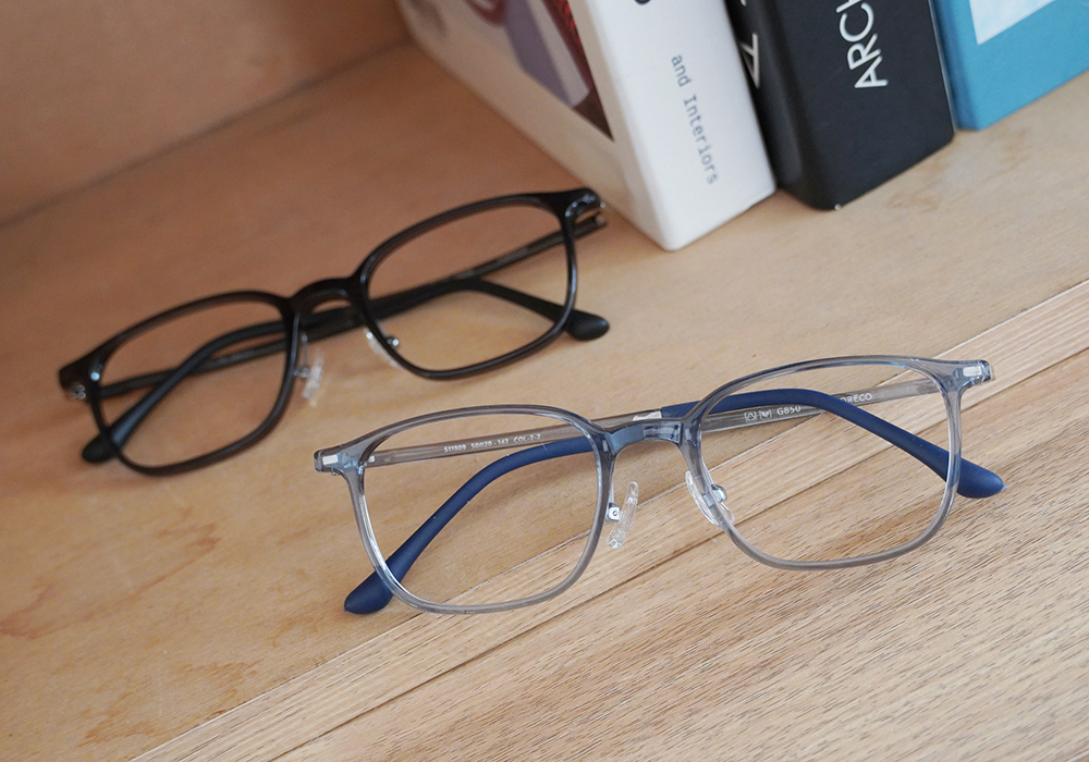 FORECO | 獨立自主長方框眼鏡 | 自由黑