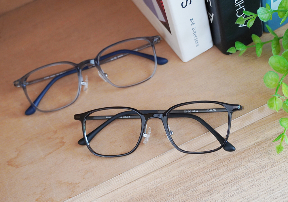 FORECO | 獨立自主長方框眼鏡 | 智慧透藍