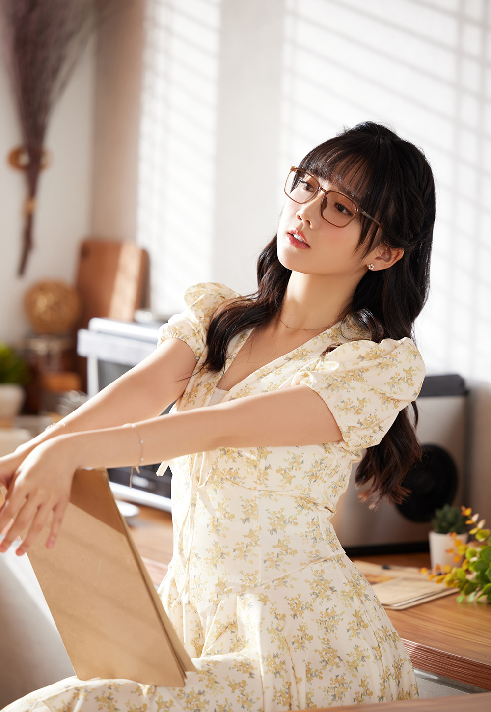 FORECO | 恒澄之瞳長方框眼鏡 | 巧克力棕