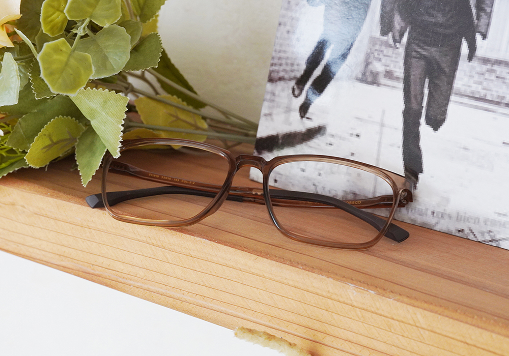 FORECO | 恒澄之瞳長方框眼鏡 | 巧克力棕