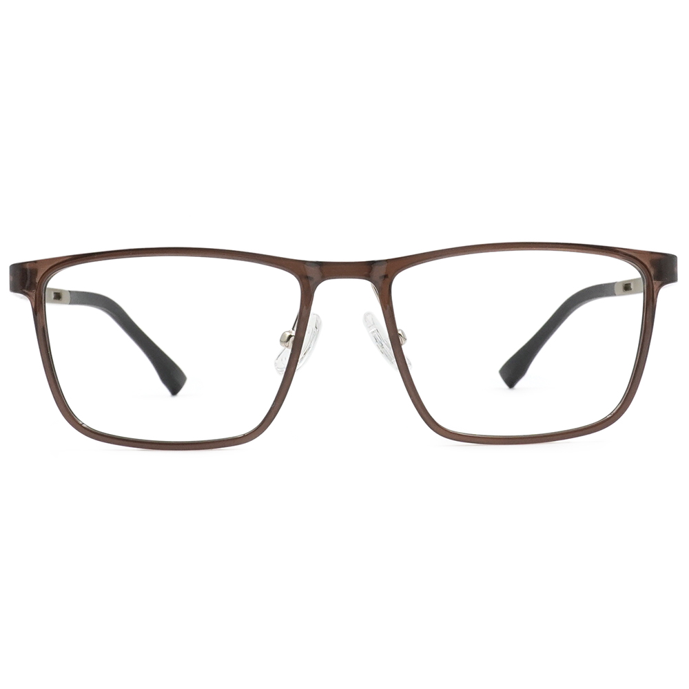 FORECO | 自由都市長方框眼鏡 | 自然棕/金