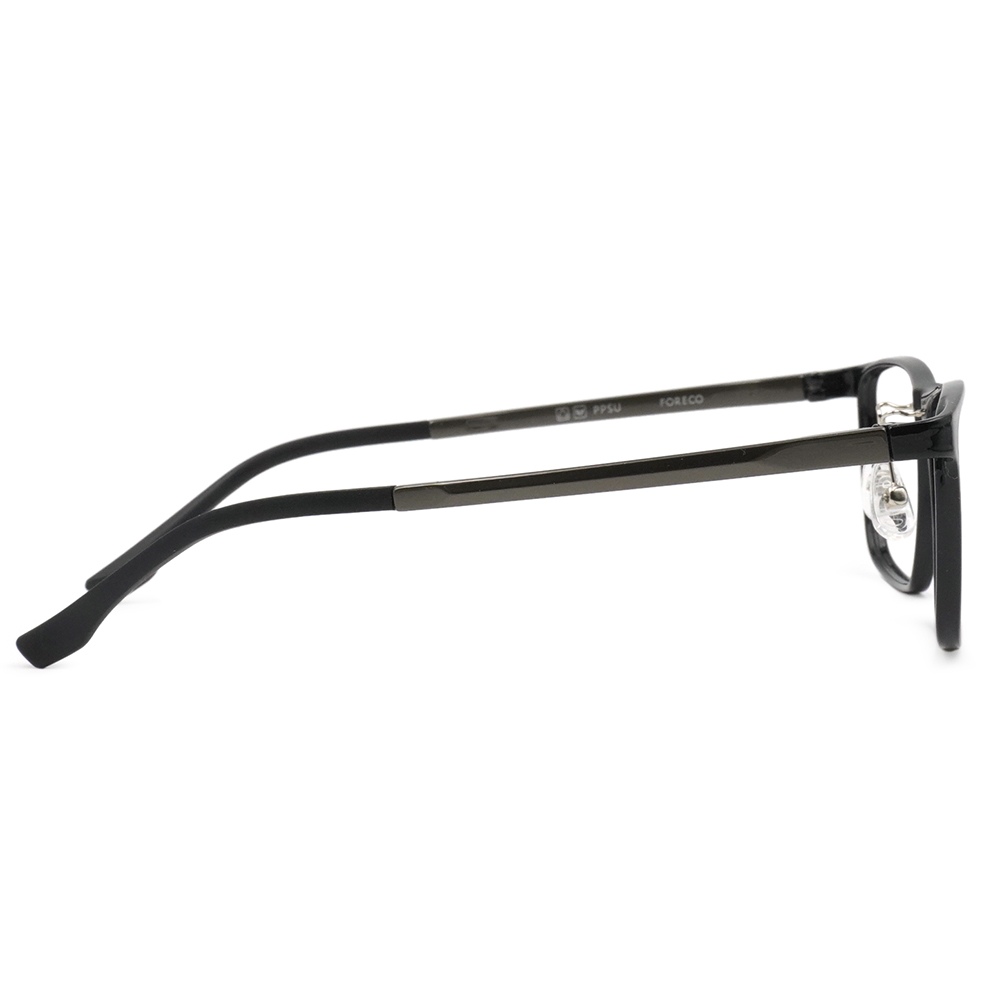 FORECO | 自由都市長方框眼鏡 | 自然黑/灰