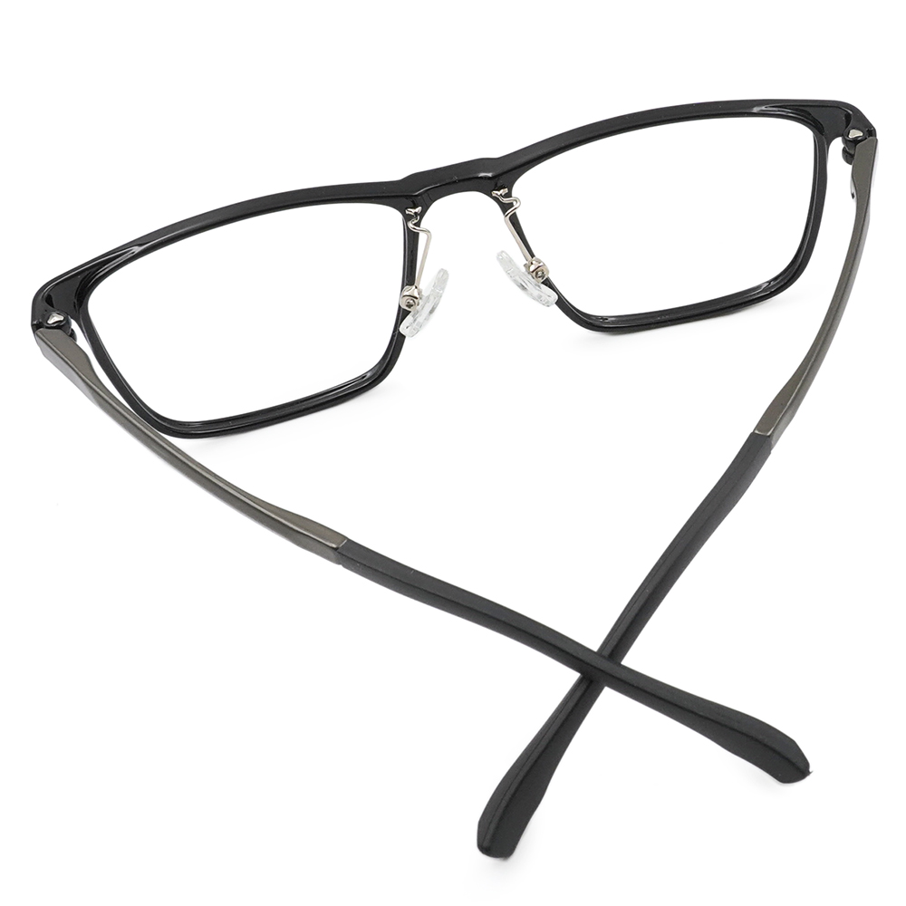 FORECO | 自由都市長方框眼鏡 | 自然黑/灰