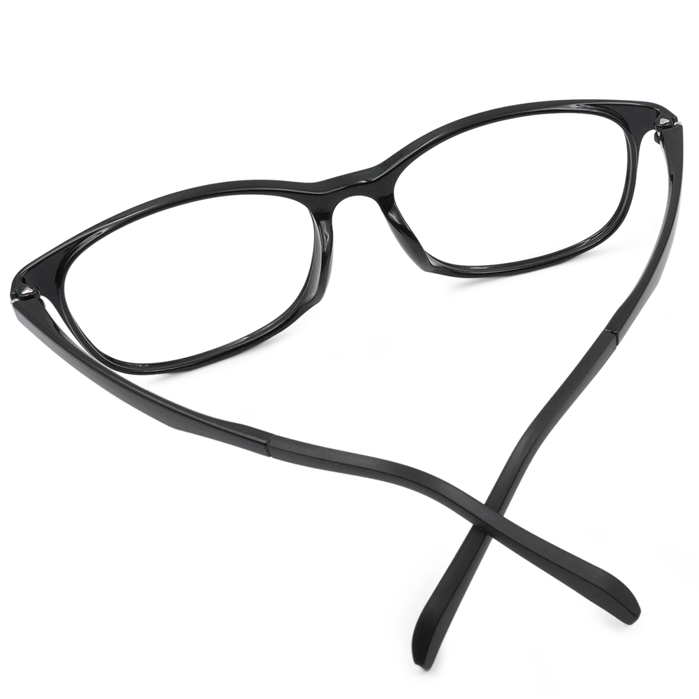 FORECO | 機智伶俐長方框眼鏡 | 鋼質黑