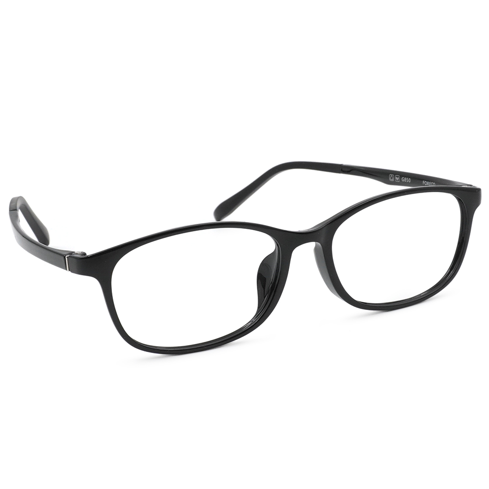 FORECO | 機智伶俐長方框眼鏡 | 鋼質黑