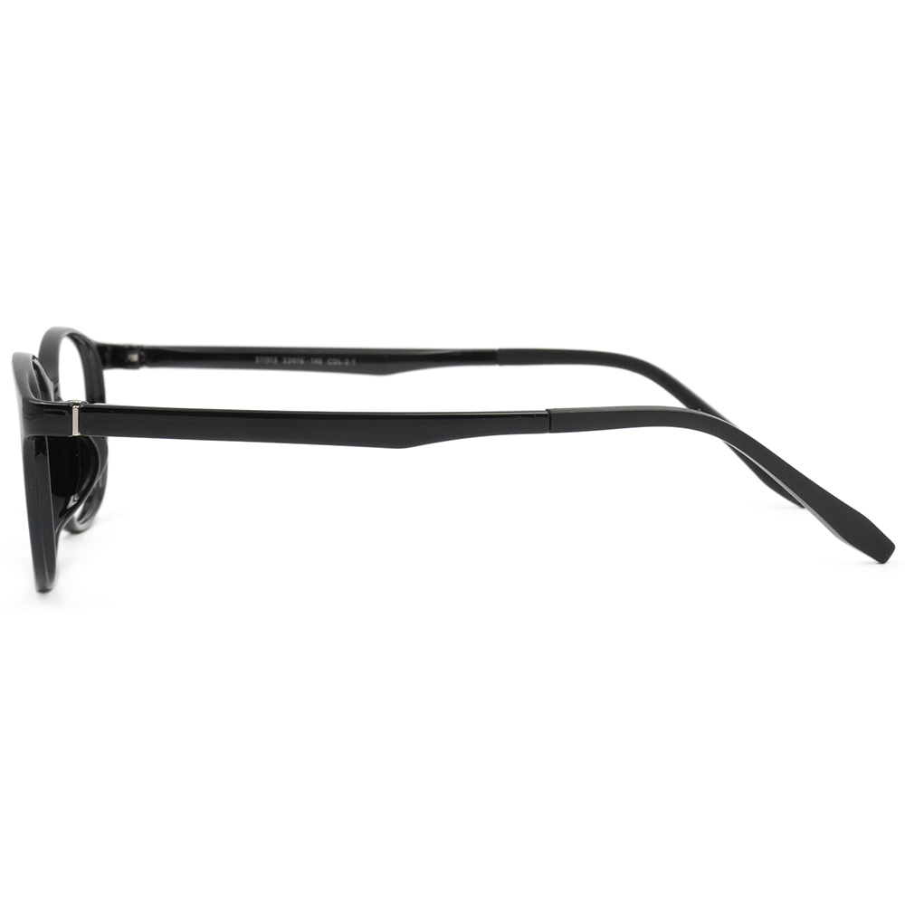 FORECO | 機智伶俐長方框眼鏡 | 鋼質黑