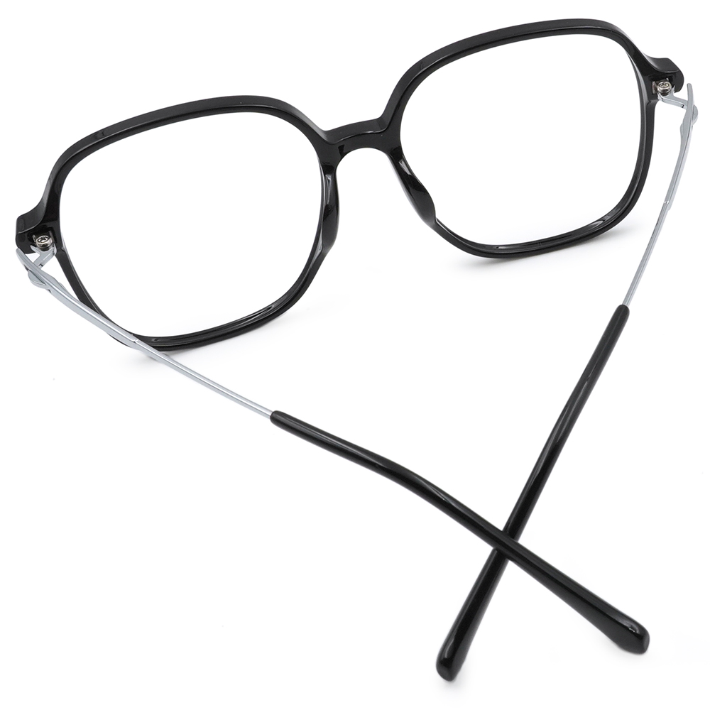 FORECO | 新潮藝術大方框眼鏡 | 極致黑