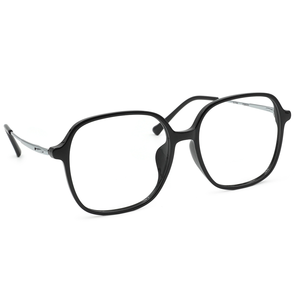 FORECO | 新潮藝術大方框眼鏡 | 極致黑
