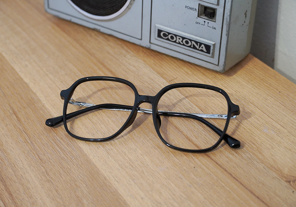 FORECO | 新潮藝術大方框眼鏡 | 極致黑