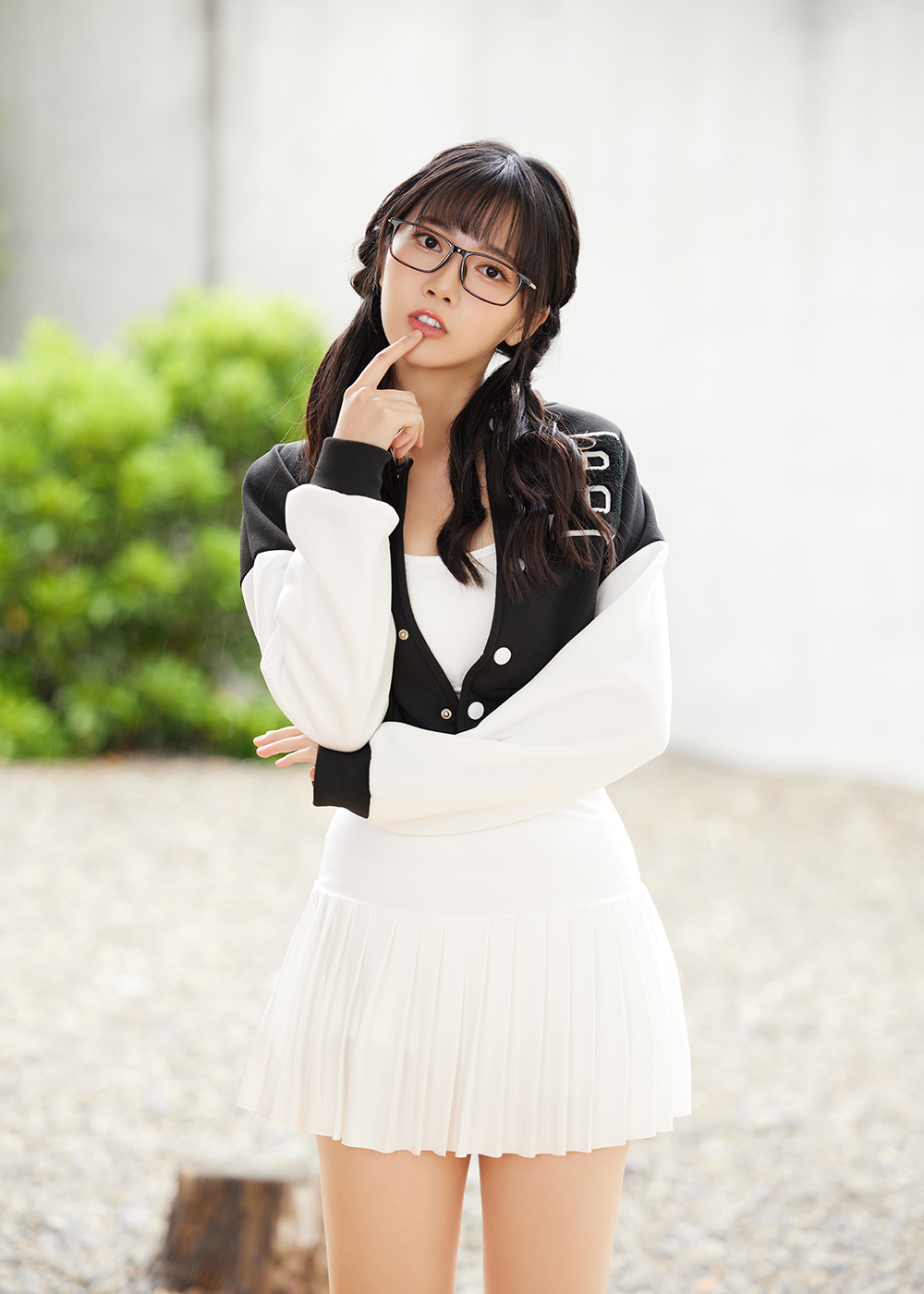 FORECO | 韓風流行長方框眼鏡 | 琥珀栗子