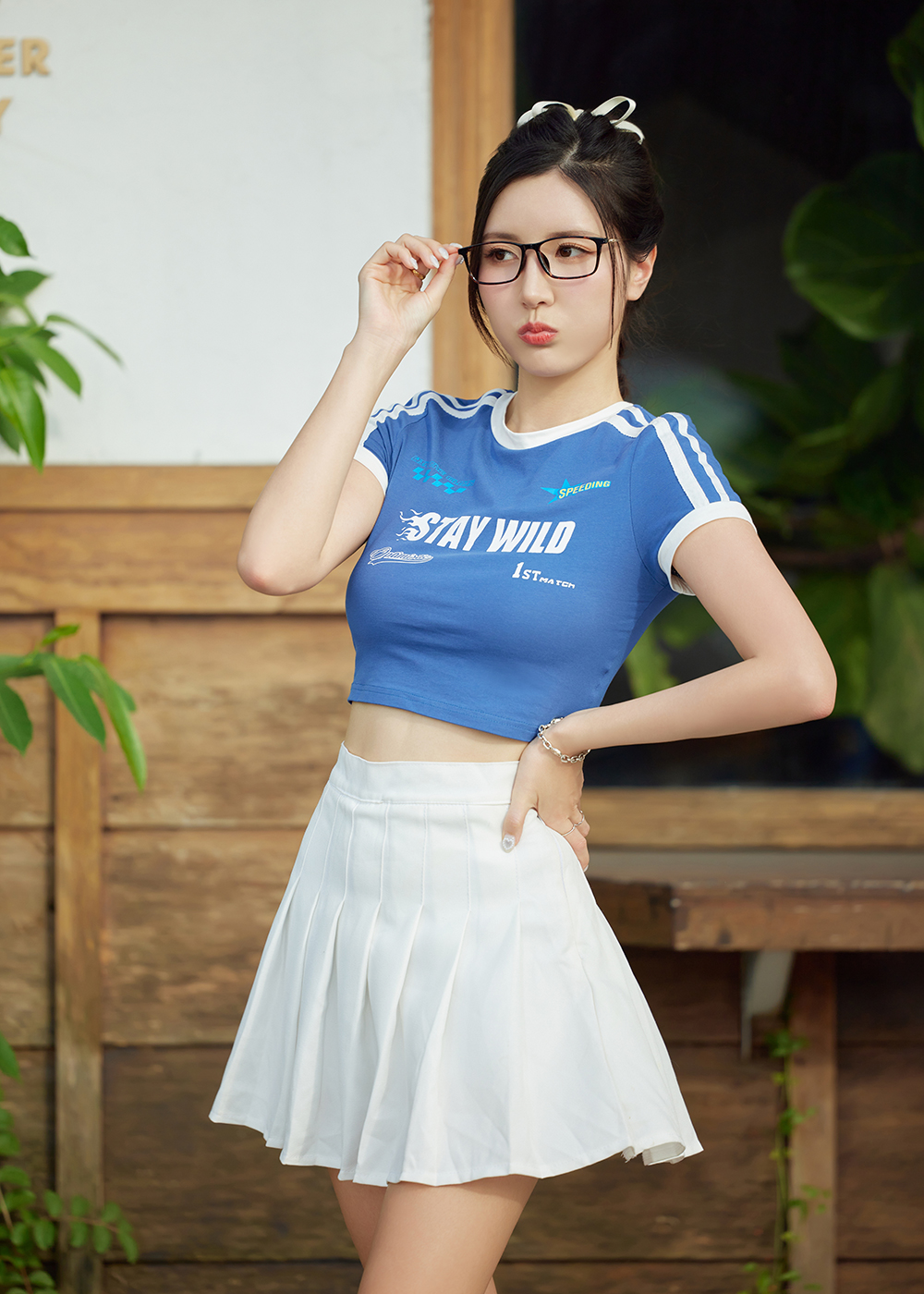 FORECO | 韓風流行長方框眼鏡 | 琥珀栗子