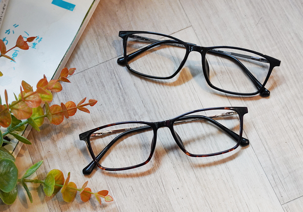 FORECO | 韓風流行長方框眼鏡 | 琥珀栗子