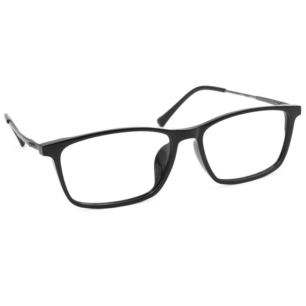 FORECO | 韓風流行長方框眼鏡 | 耀石黑