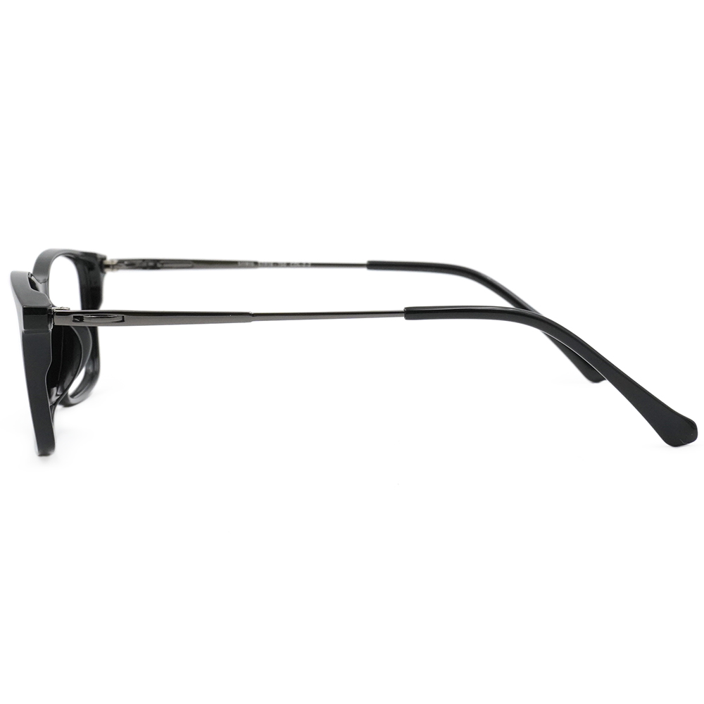 FORECO | 韓風流行長方框眼鏡 | 耀石黑