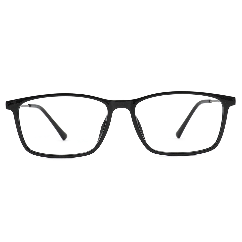 FORECO | 韓風流行長方框眼鏡 | 耀石黑
