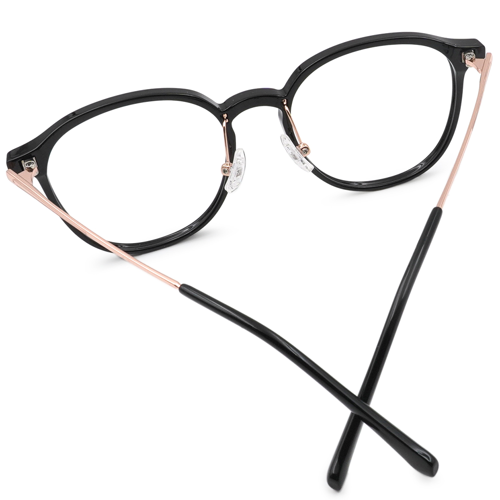 FORECO | 日系復古圓框眼鏡 | 日暮黑金