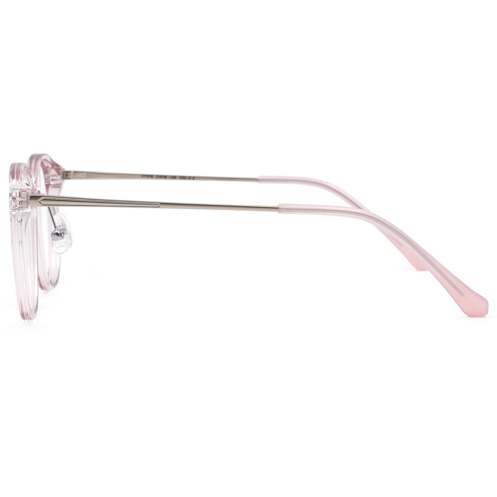 FORECO | 日系復古圓框眼鏡 | 櫻花透粉