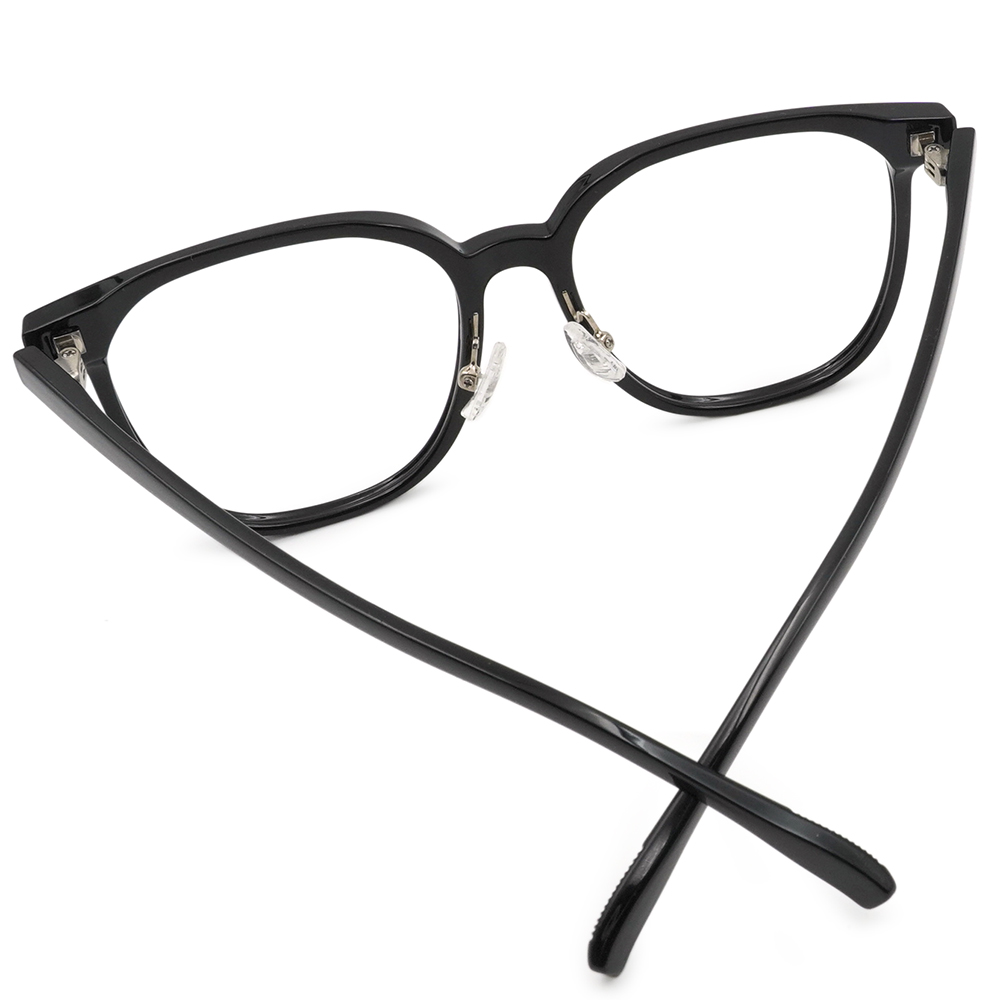 FORECO | 修飾立體大方框眼鏡 | 時代黑