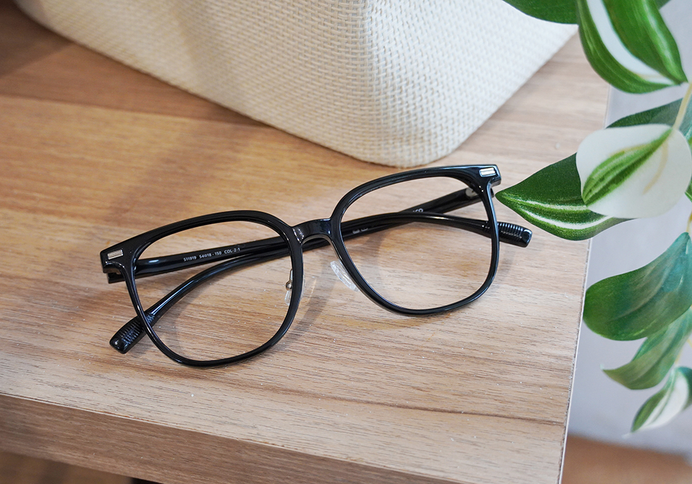 FORECO | 修飾立體大方框眼鏡 | 時代黑