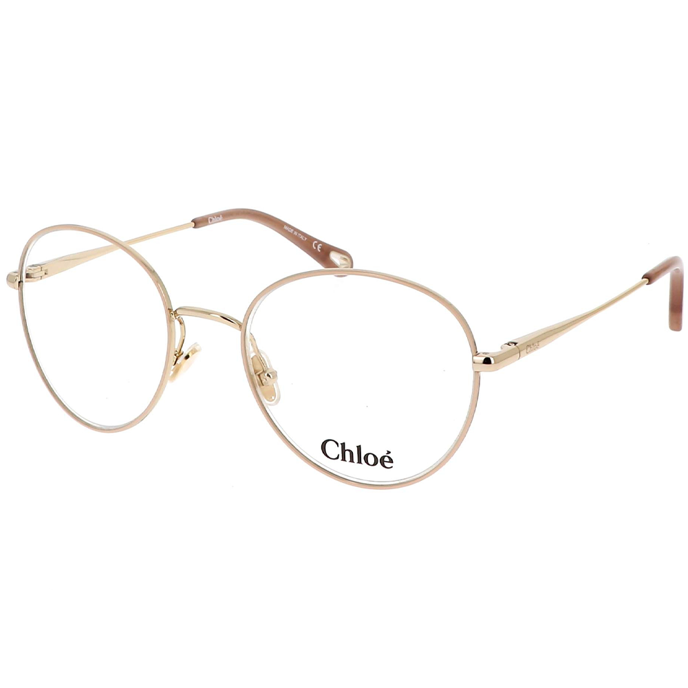 CHLOE | 氣質優雅圓框眼鏡 | 玫瑰粉金