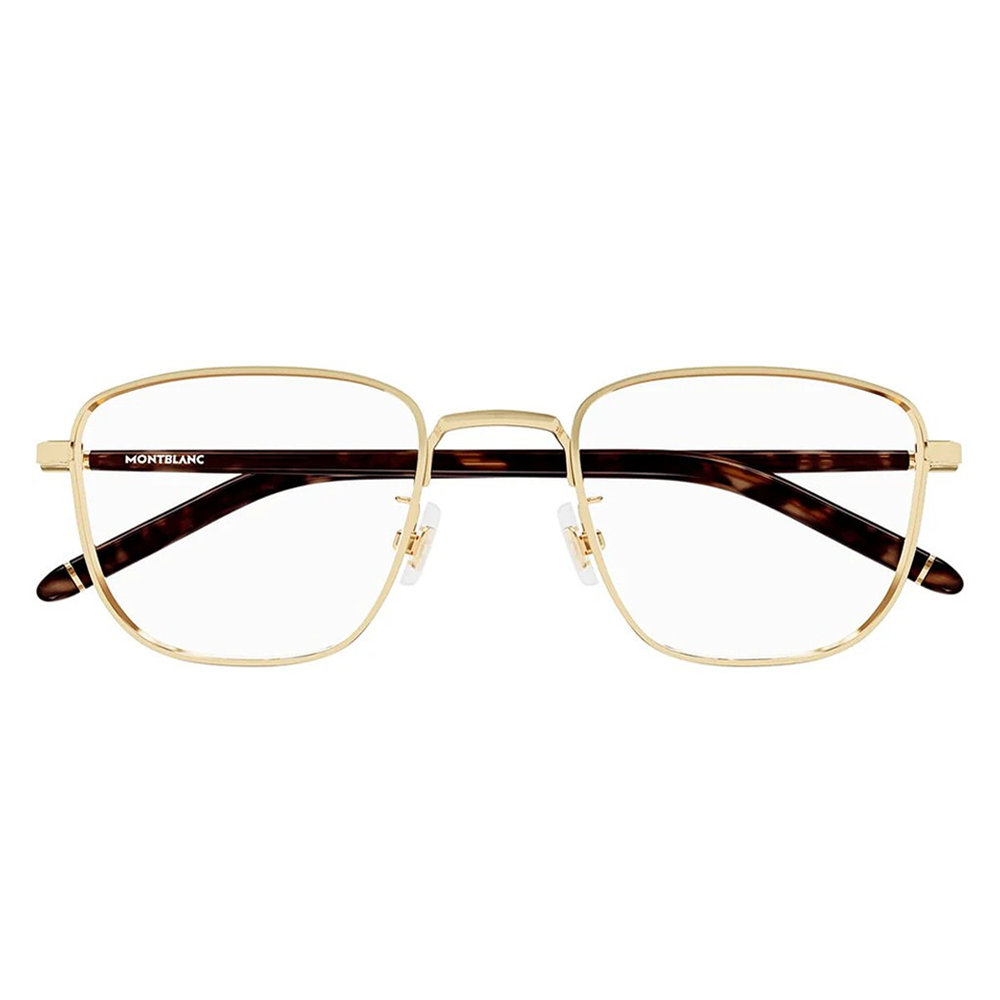 MONTBLANC | 銀雪品格方框眼鏡 | 金/玳瑁