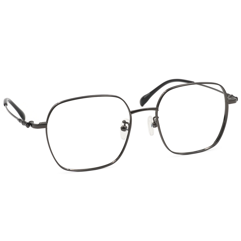 FORECO | 冷感工業風大方框眼鏡 | 冷茶黑