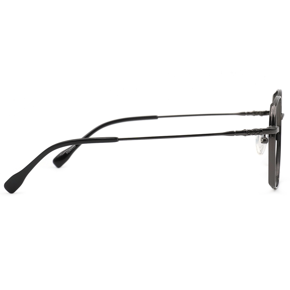 FORECO | 冷感工業風大方框眼鏡 | 冷茶黑