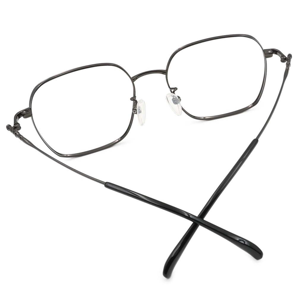 FORECO | 冷感工業風大方框眼鏡 | 冷茶黑