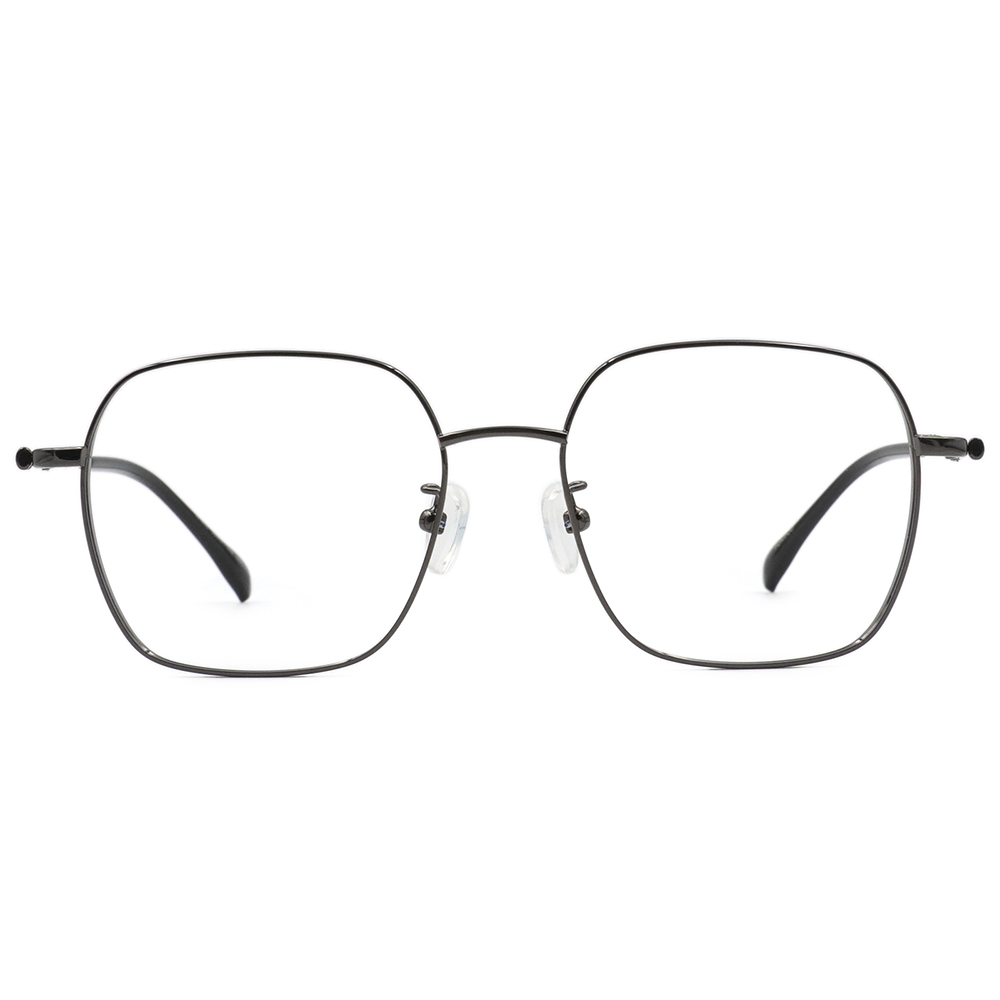 FORECO | 冷感工業風大方框眼鏡 | 冷茶黑
