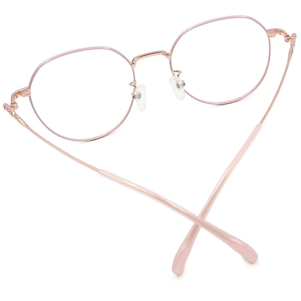 FORECO | 溫柔婉約多邊框眼鏡 | 少女粉