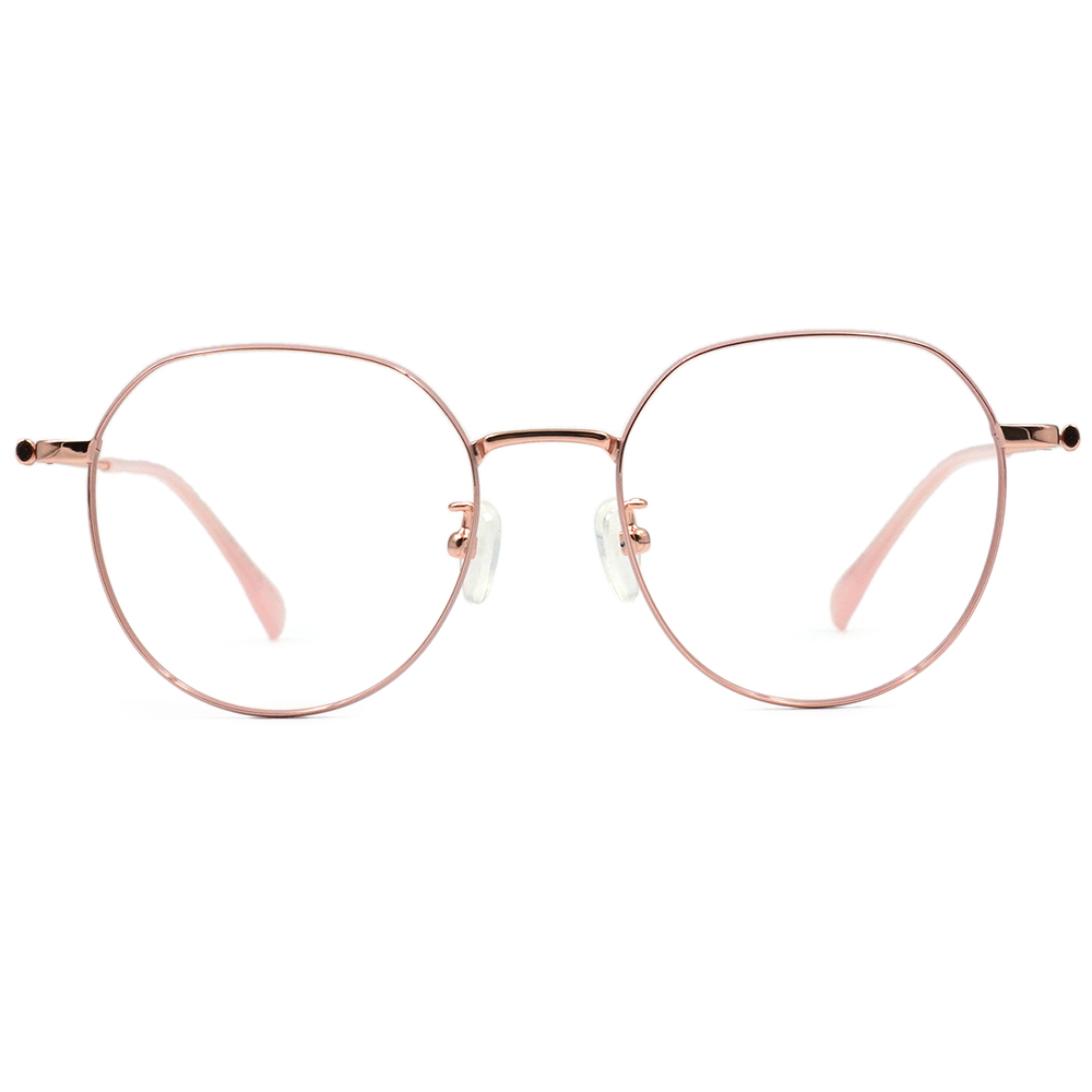 FORECO | 溫柔婉約多邊框眼鏡 | 少女粉