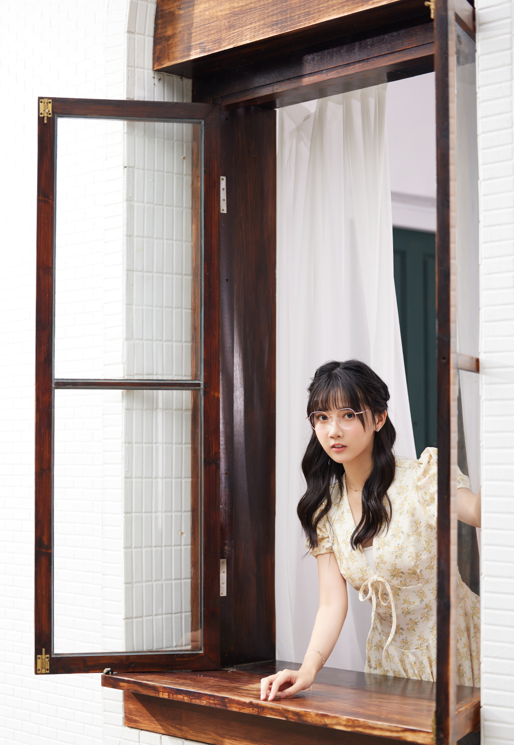 FORECO | 溫柔婉約多邊框眼鏡 | 少女粉