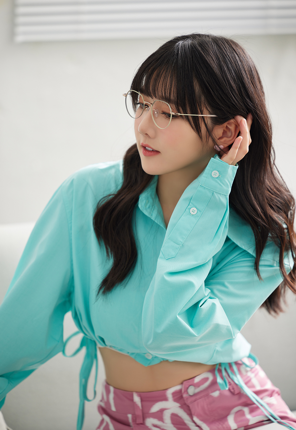 FORECO | 祕密花園多邊框眼鏡 | 迷月灰/天鵝白